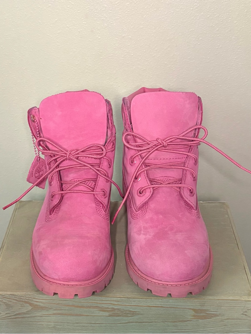 Timberland Barbiecore Pink Y2K Streetwear Boots pastel-winter 8